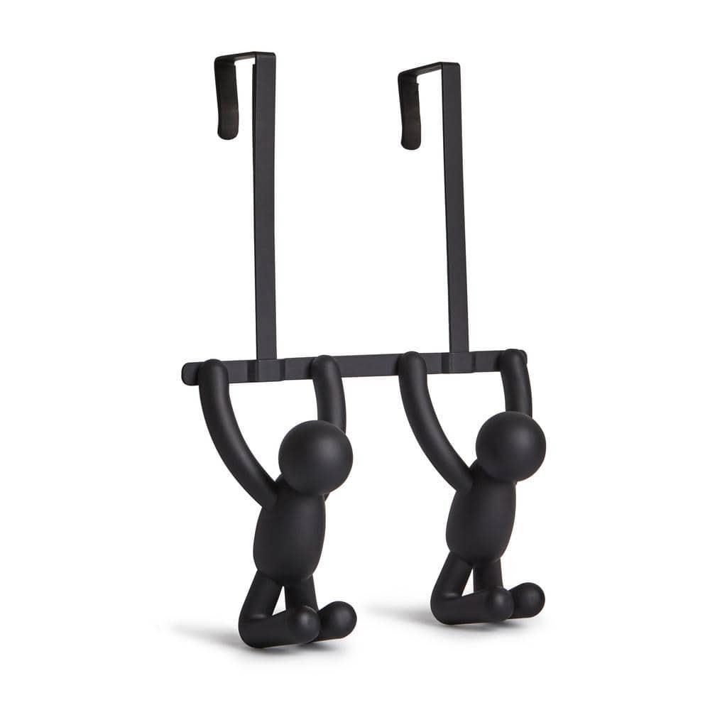Umbra Buddy Plastic Over-the-Door 2 - Hook Wall Mounted Coat Rack