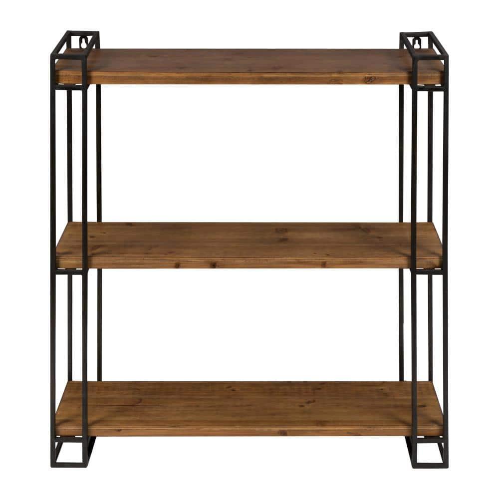 Burchill 3 Piece Pine Floating Shelf