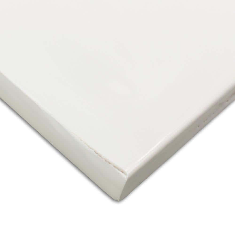 Bond Tile Pacific 12" x 4" Ceramic Bullnose Wall Tile Trim
