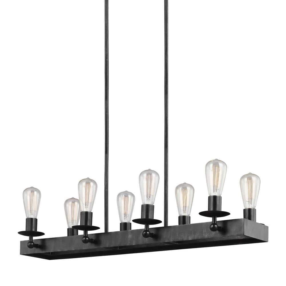 Rosswood Metal Linear Chandelier (34")