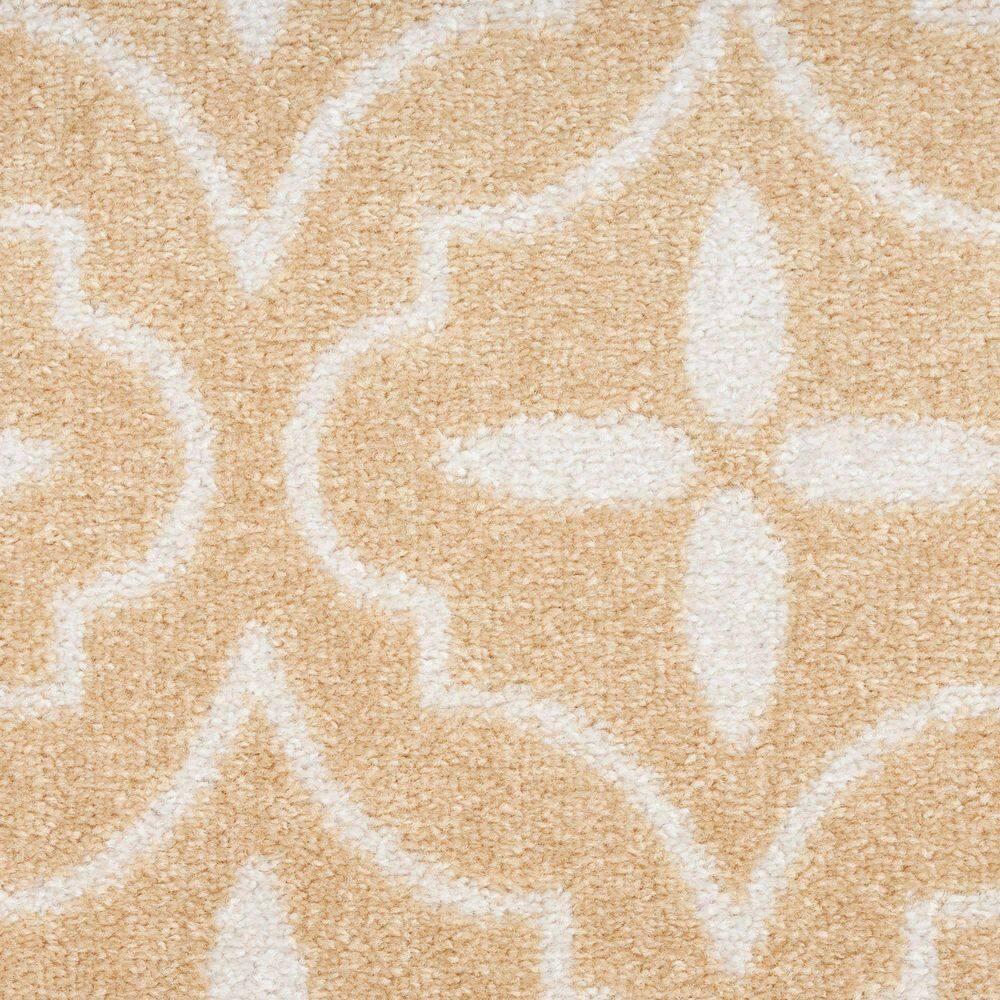 Nourison Essentials Moroccan Modern Indoor Outdoor Rug Beige Ivory 4' x 6'