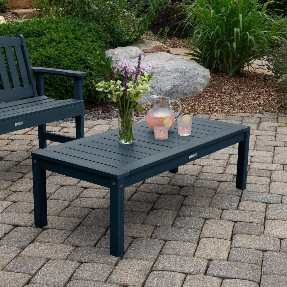 Highwood Adirondack Coffee/Conversation Table - 24" W x 48" L x 16" H, Outdoor, Eco-friendly, Synthetic Wood