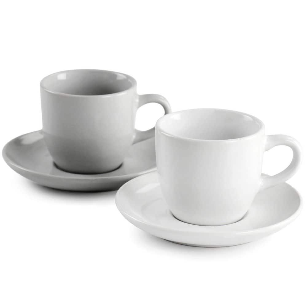 Mr. Coffee Mr. Coffee 12 Piece 3Oz Stoneware Espresso Cup And Saucer Set In Assorted Colors