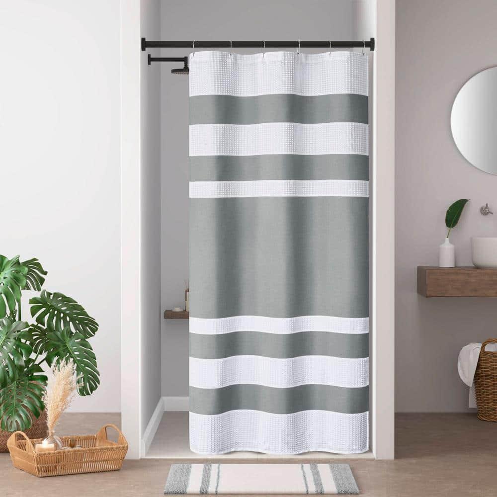 Striped Single Shower Curtain