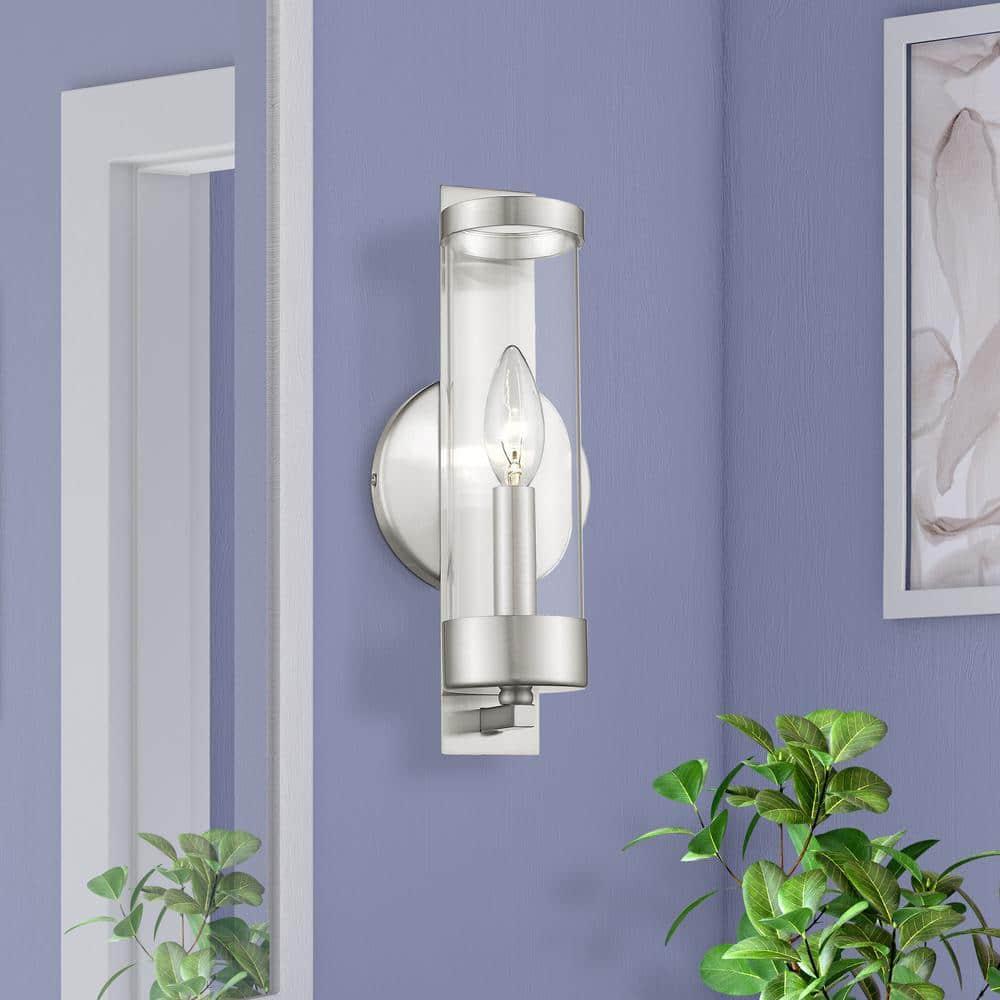 Livex Lighting Castleton 1 - Light Sconce in  Brushed Nickel