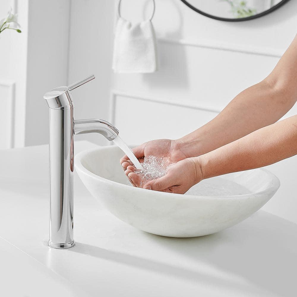 Vessel Sink Faucet Single-handle Bathroom Faucet with Drain Assembly