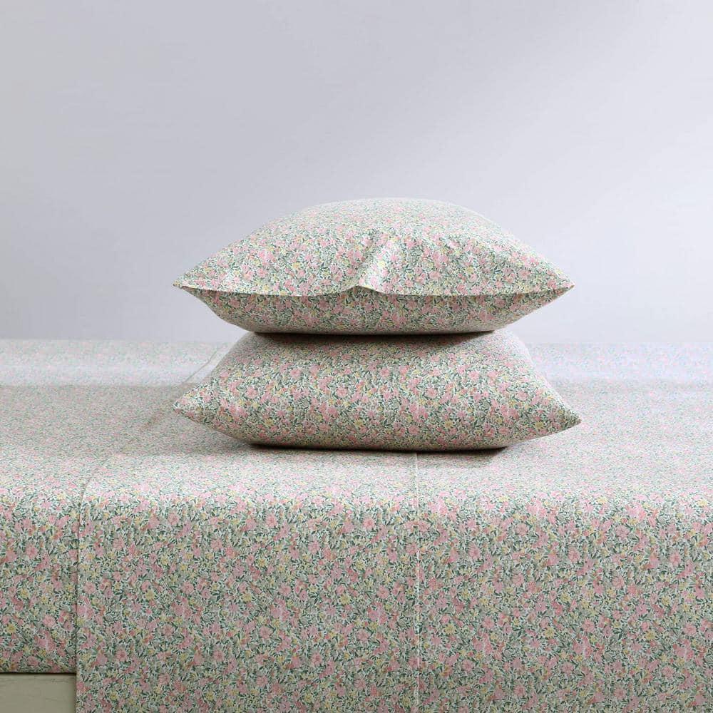 Laura Ashley Printed Cotton Percale Sheet Set