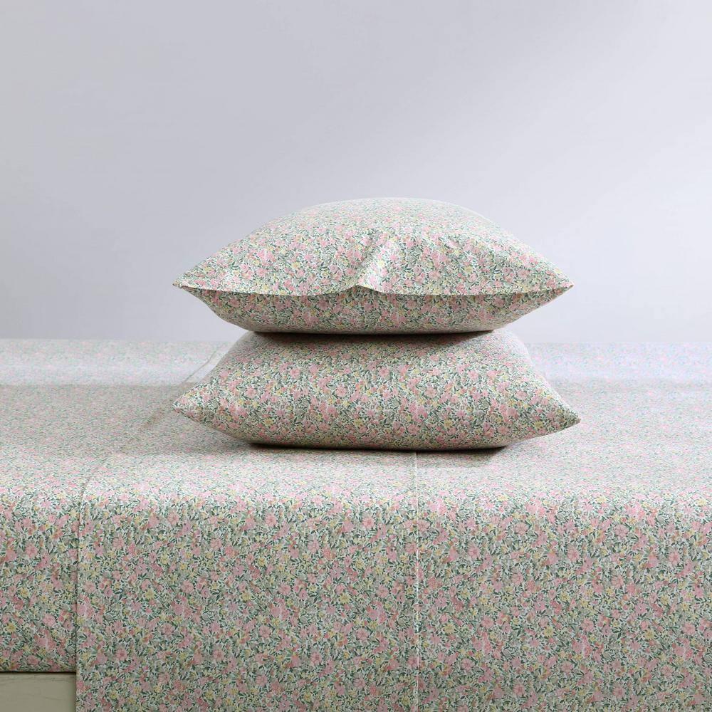 Laura Ashley Laura Ashley Printed Cotton Percale Sheet Set