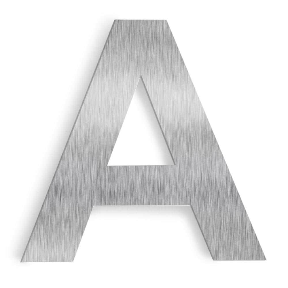 6'' H Stainless Steel House Letter