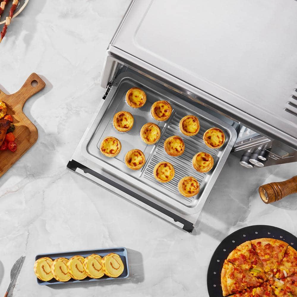 Stellweilan Tessberg Countertop Convection Oven 28L Toaster Baker 10-IN-1 1800W for Home Use