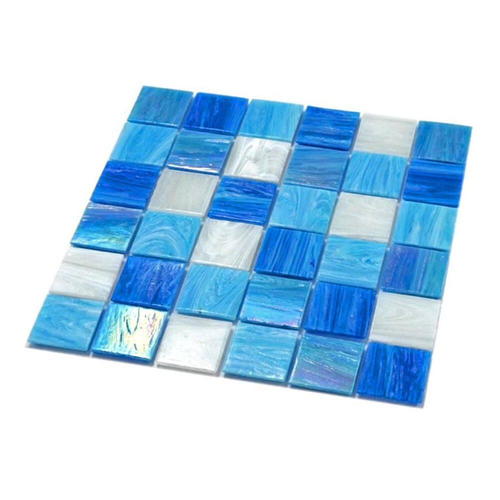 Mingles 2" x 2" Glass Grid Mosaic Wall & Floor Tile