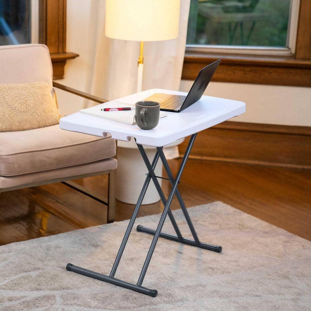 Lifetime 30" Personal Rectangle Folding Table, Indoor/Outdoor, White (28241)