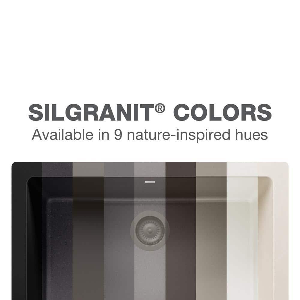Precis SILGRANIT 24" L x 17.75" W Undermount Kitchen Sink