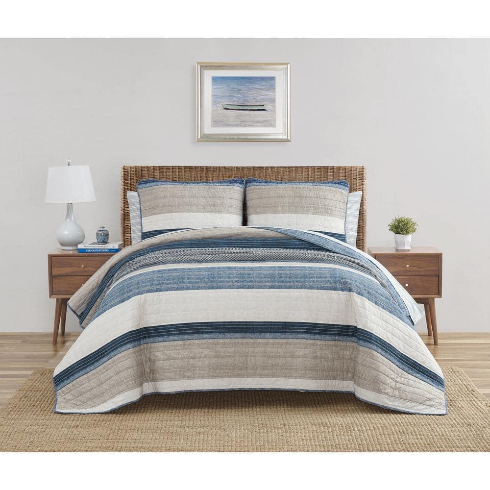 Nautica Nautica Ridgeport Cotton Reversible Quilt Set