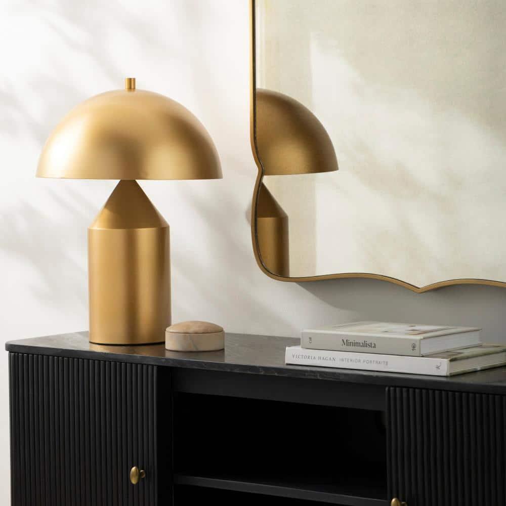 Livabliss Elder Rustic Accent Table Lamp, 21-inch, Gold