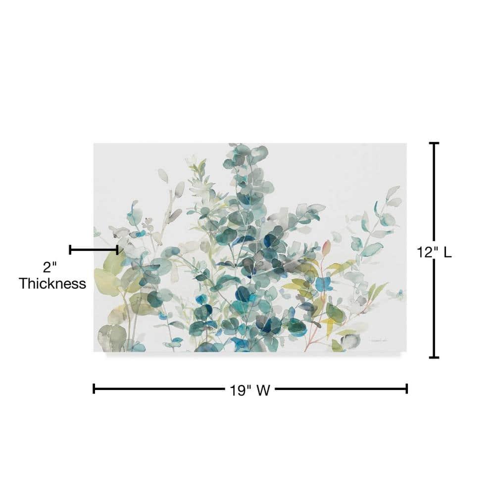 August Grove® 'Eucalyptus I White Crop' Acrylic Painting Print on Wrapped Canvas