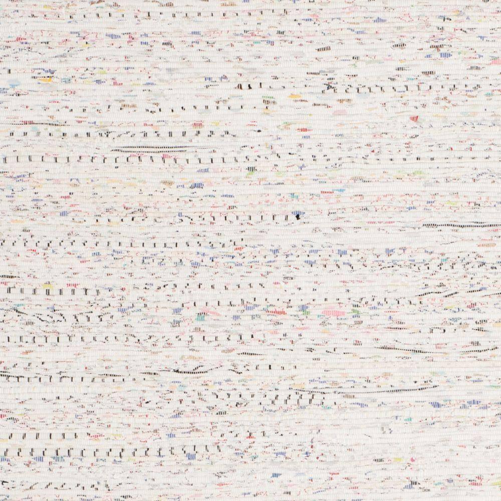 Rag Rug RAR121 Hand Woven Indoor Area Rug - 6'x9' - Ivory/Multi - Safavieh