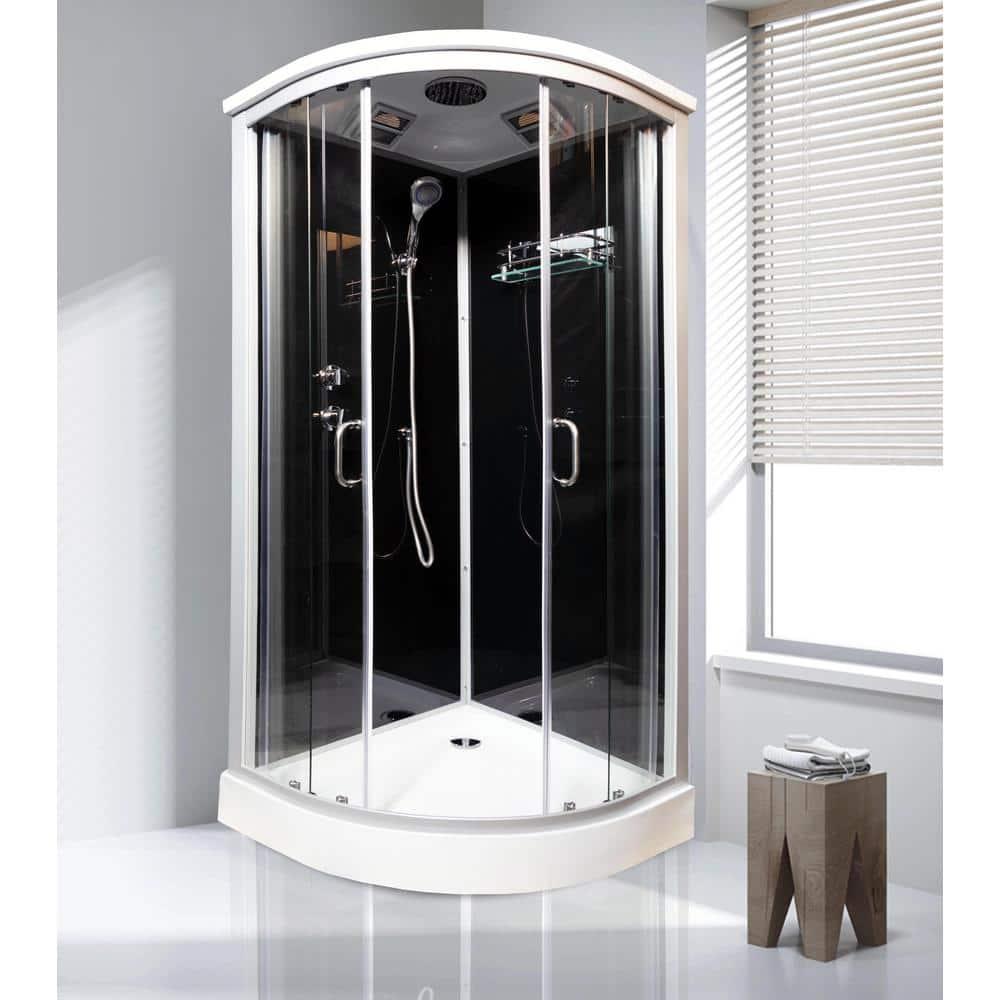 Heirloom Shower Kit S-3232 Black (Water Connection on Left-hand Side)