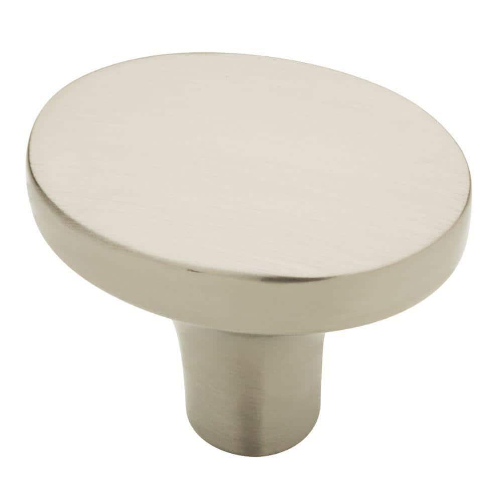 Brainerd & Liberty Hardware 272154 1.25 in. Oval Cabinet Knob, Brushed Satin Nickel