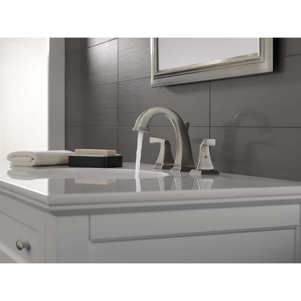 Dryden Widespread Bathroom Faucet 3 Hole, 2-handle Bathroom Sink Faucet with Drain Assembly