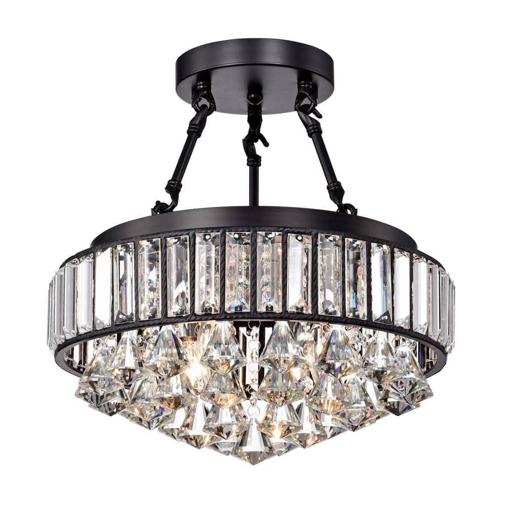 Hong Kong best New Zhu Yuan Lighting Co. Aresi 4-Light Semi-Flush Mount