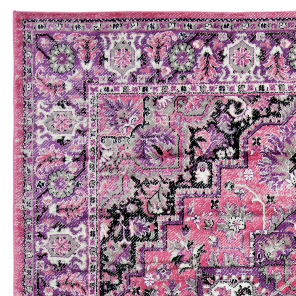 Skyler SKY126 Power Loomed Indoor Area Rug - Pink/Ivory - 8'x10' - Safavieh.