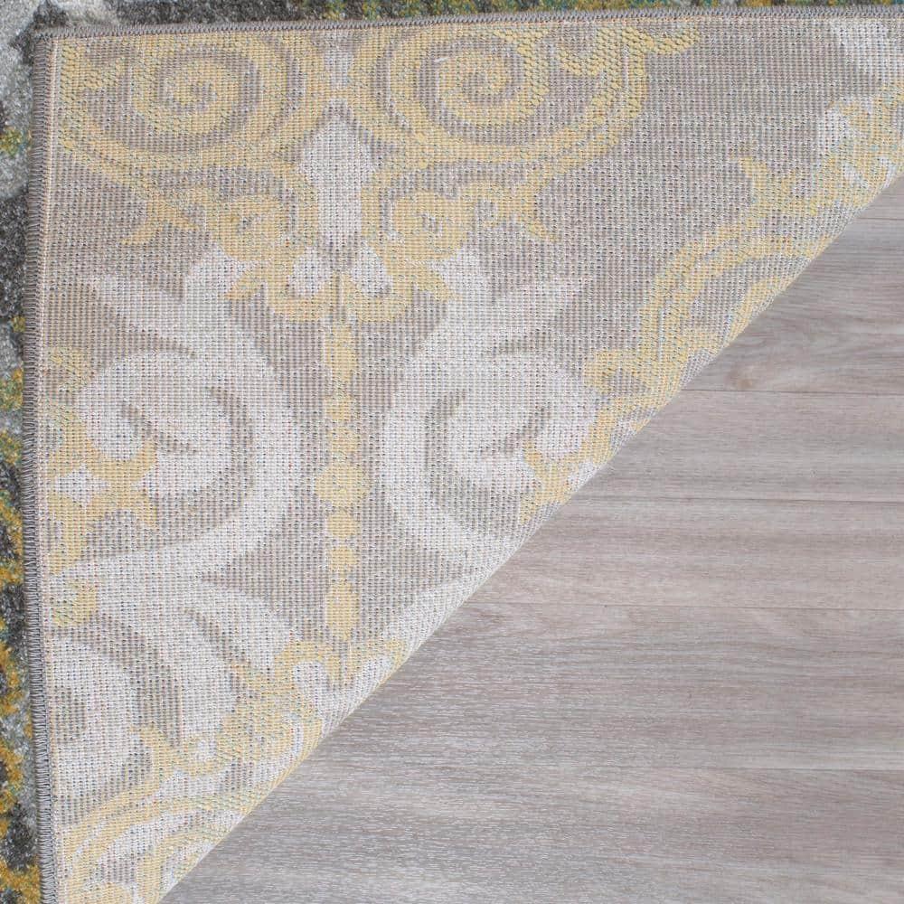 Evoke EVK230 Power Loomed Indoor Area Rug - Grey/Ivory - 5'3"x7'6" - Safavieh