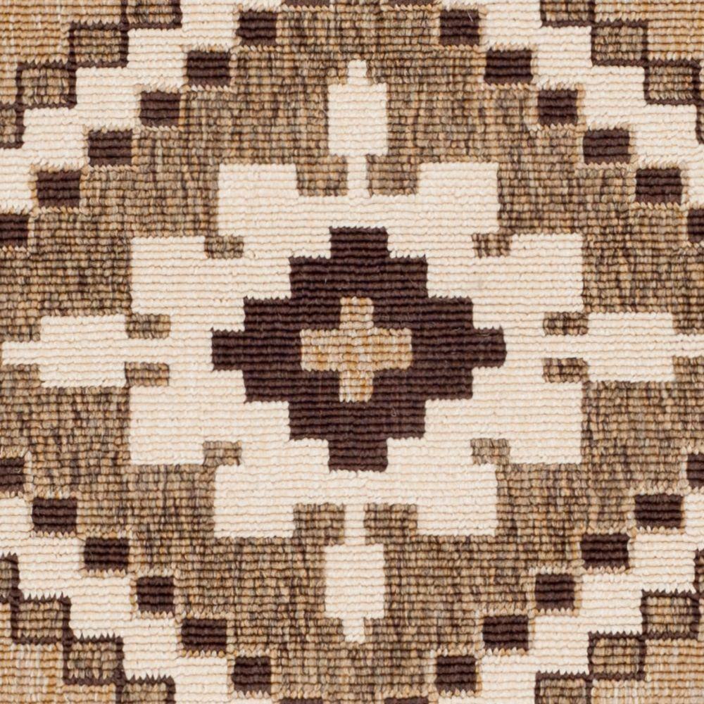 Veranda VER096 Power Loomed Indoor and Outdoor Accent Rug - Creme/Brown - 2'7"x5' - Safavieh.