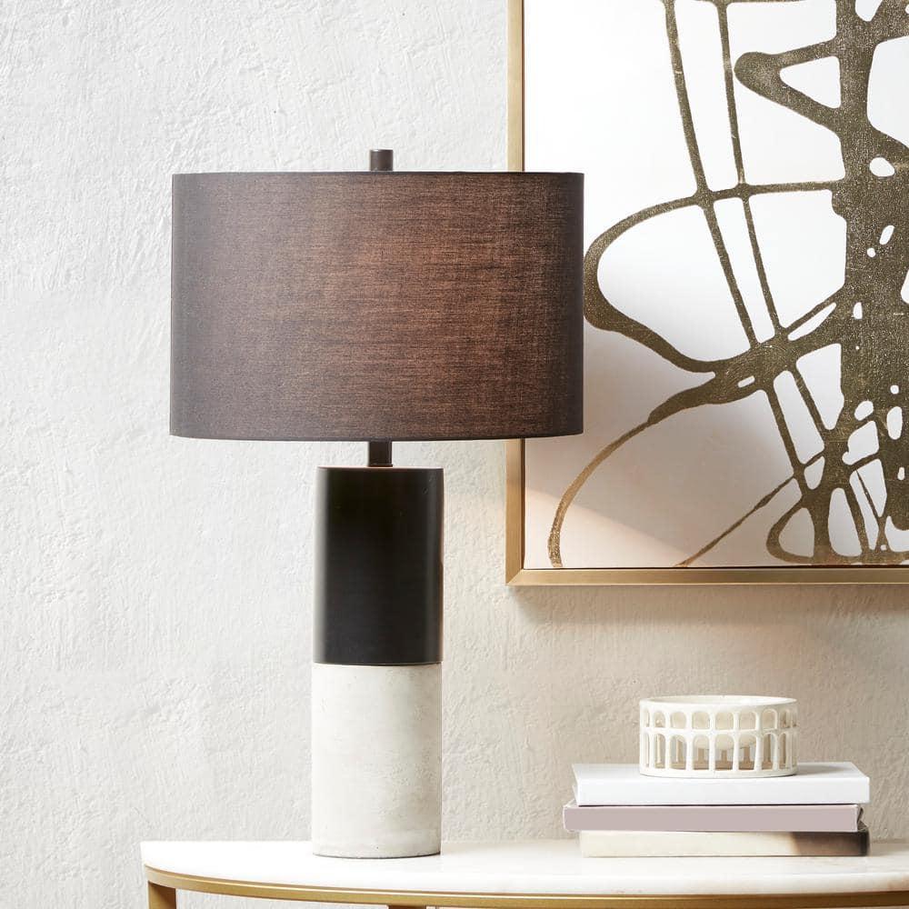 Hampton Hill Fulton Metal and Concrete Table Lamp