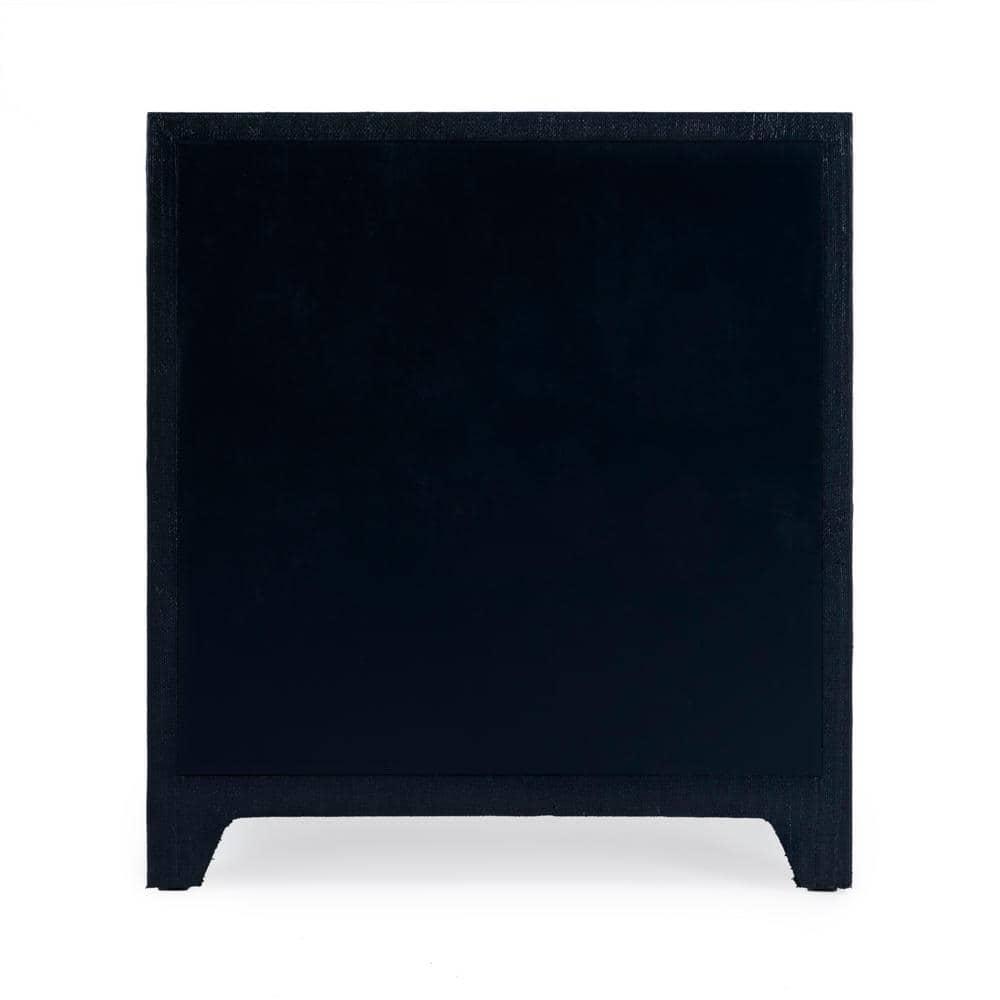 Butler Specialty Company Bar Harbor Raffia 3 Drawer Chest - Navy Blue