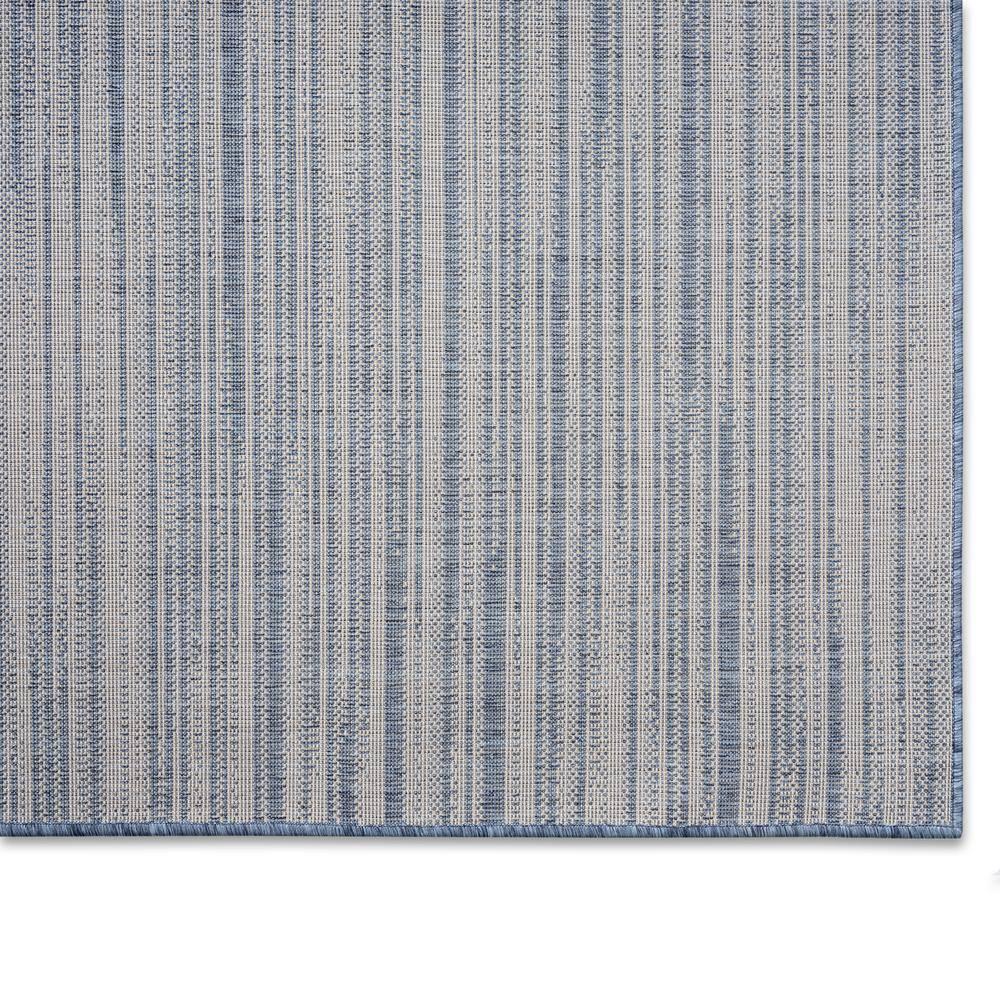 Nicole Miller Abstract Blue Indoor / Outdoor Area Rug