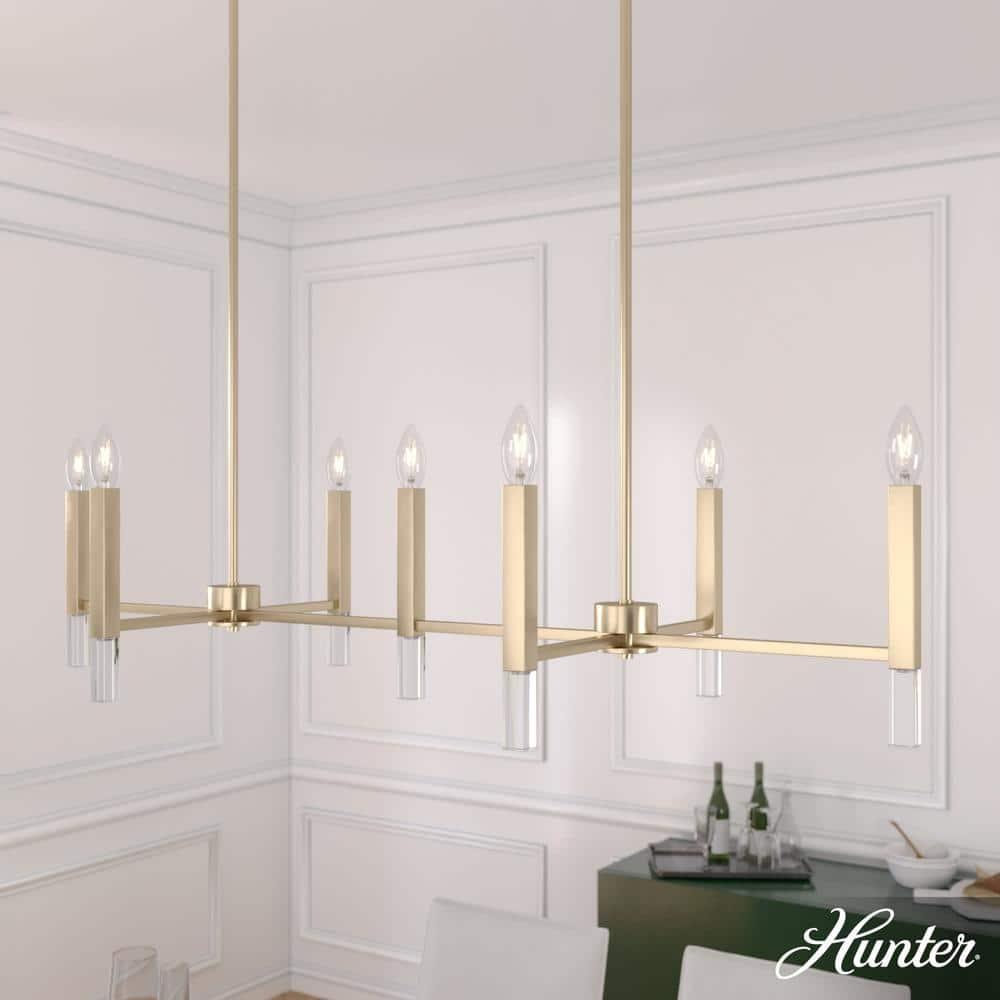 Hunter Fan Sunjai 7 Light Linear Ceiling Light Fixture