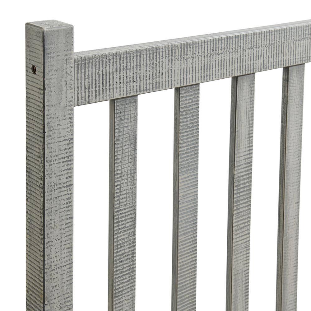Alaterre Windsor Twin Wooden Weathered Beachhouse Farmhouse Industrial Bohemian Style Bed