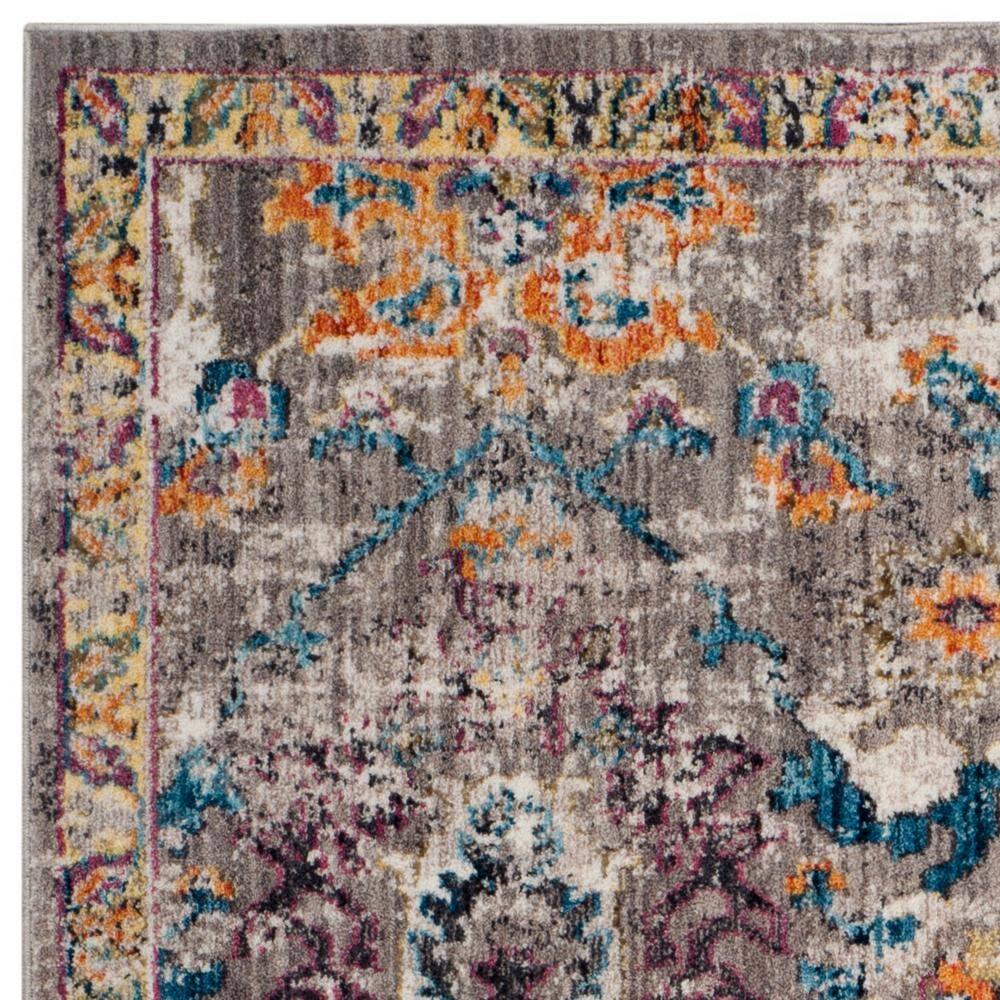 SAFAVIEH Bristol Collection 8' x 10' Grey/Blue BTL347A Boho Chic Distressed Area Rug