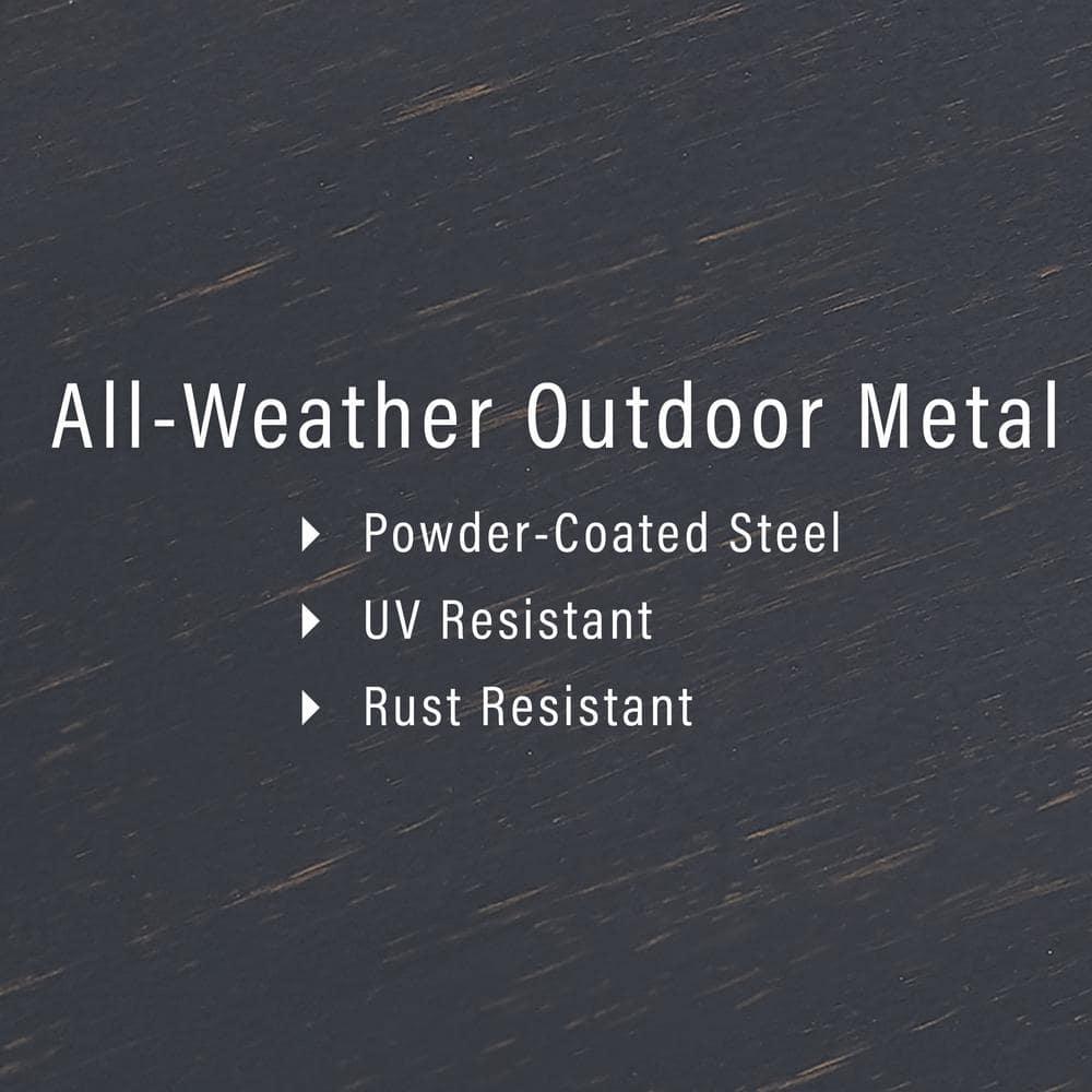Kaplan Outdoor Arm Chair Mist - Crosley: Steel Frame, Weather-Resistant Patio Furniture with Cushions