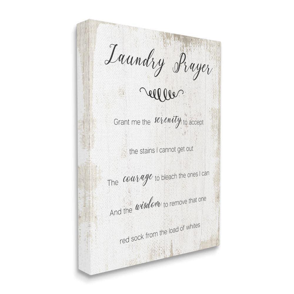 Stupell Industries " Family Laundry Room Prayer Faith Inspired Humor " by Daphne Polselli