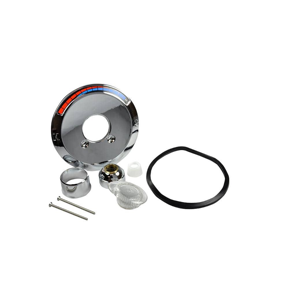 Single-Handle Tub/Shower Faucet Trim Kit in Chrome without Valve for Eljer and Valley Faucets (Valve Not Included)