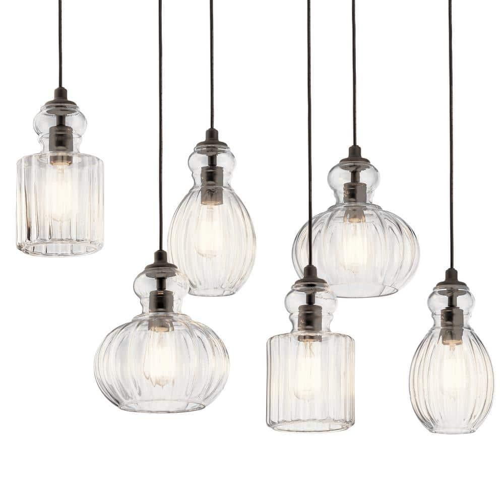 Kichler Lighting Riviera 6 - Light Island Pendant Light in  Olde Bronze