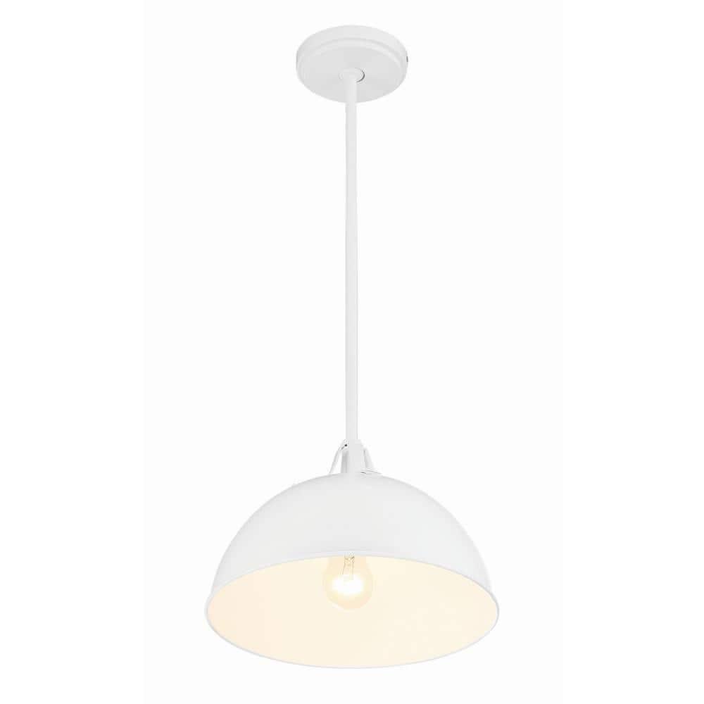 Crystorama Lighting Soto 1 - Light Pendant in  White