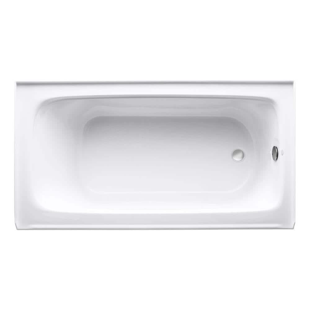 Bancroft® 60" x 32" Alcove Soaking Acrylic Bathtub