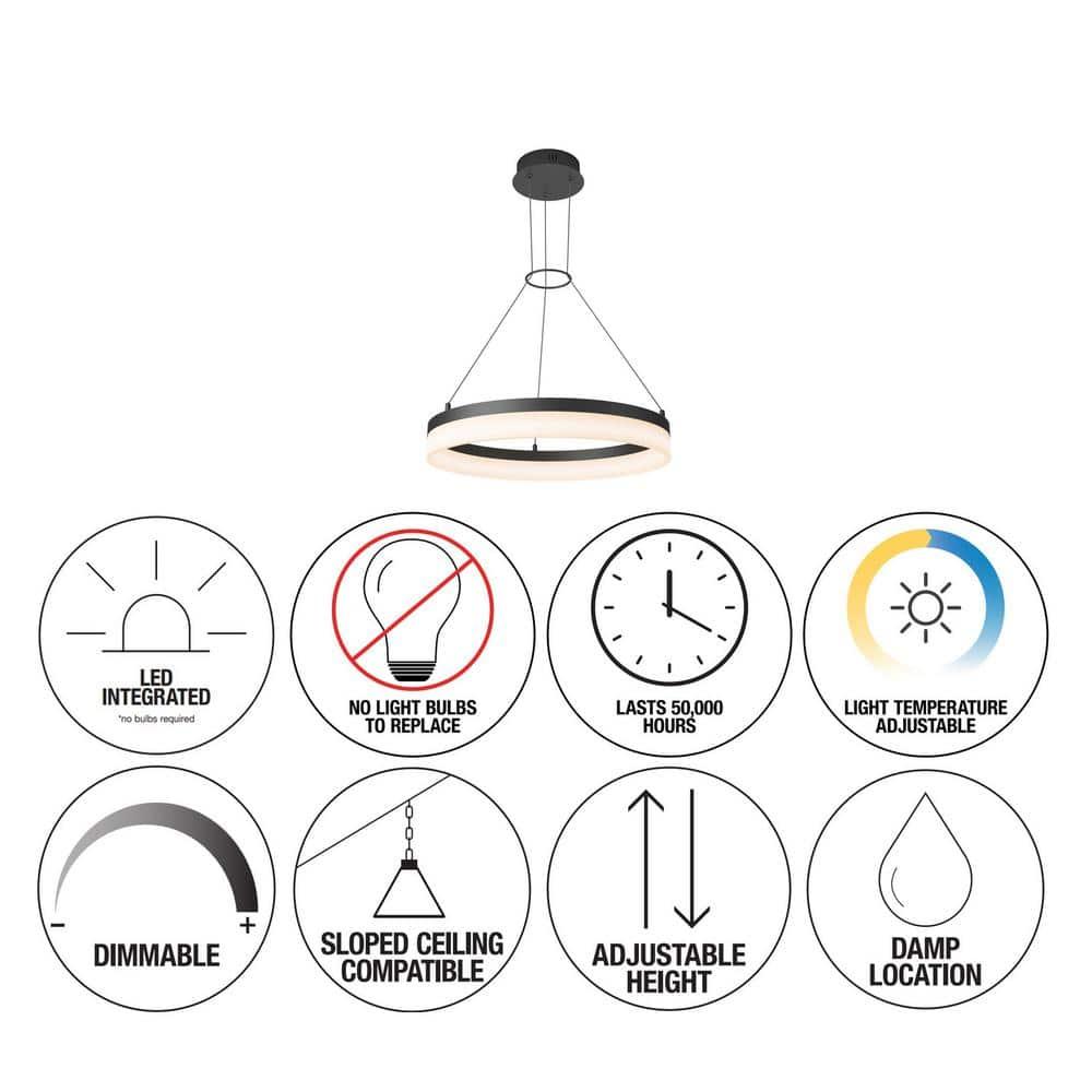 1 - Light LED Unique/Statement Pendant
