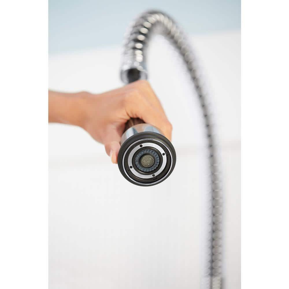 Kohler Tournant® Single Handle Semi-Professional Pre-Rinse Kitchen Faucet with Three-Function Pull Down Sprayer