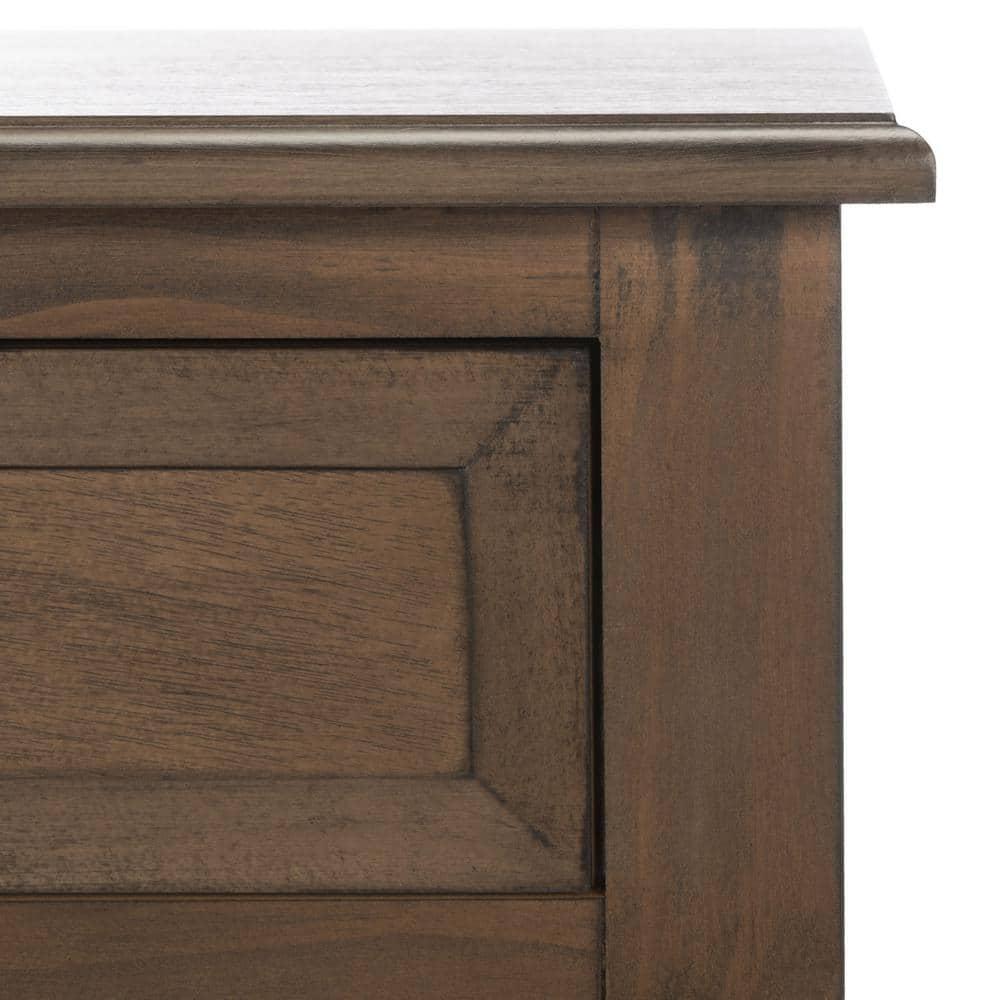 Whitney 1 Drawer Accent Table - Brown - Safavieh.