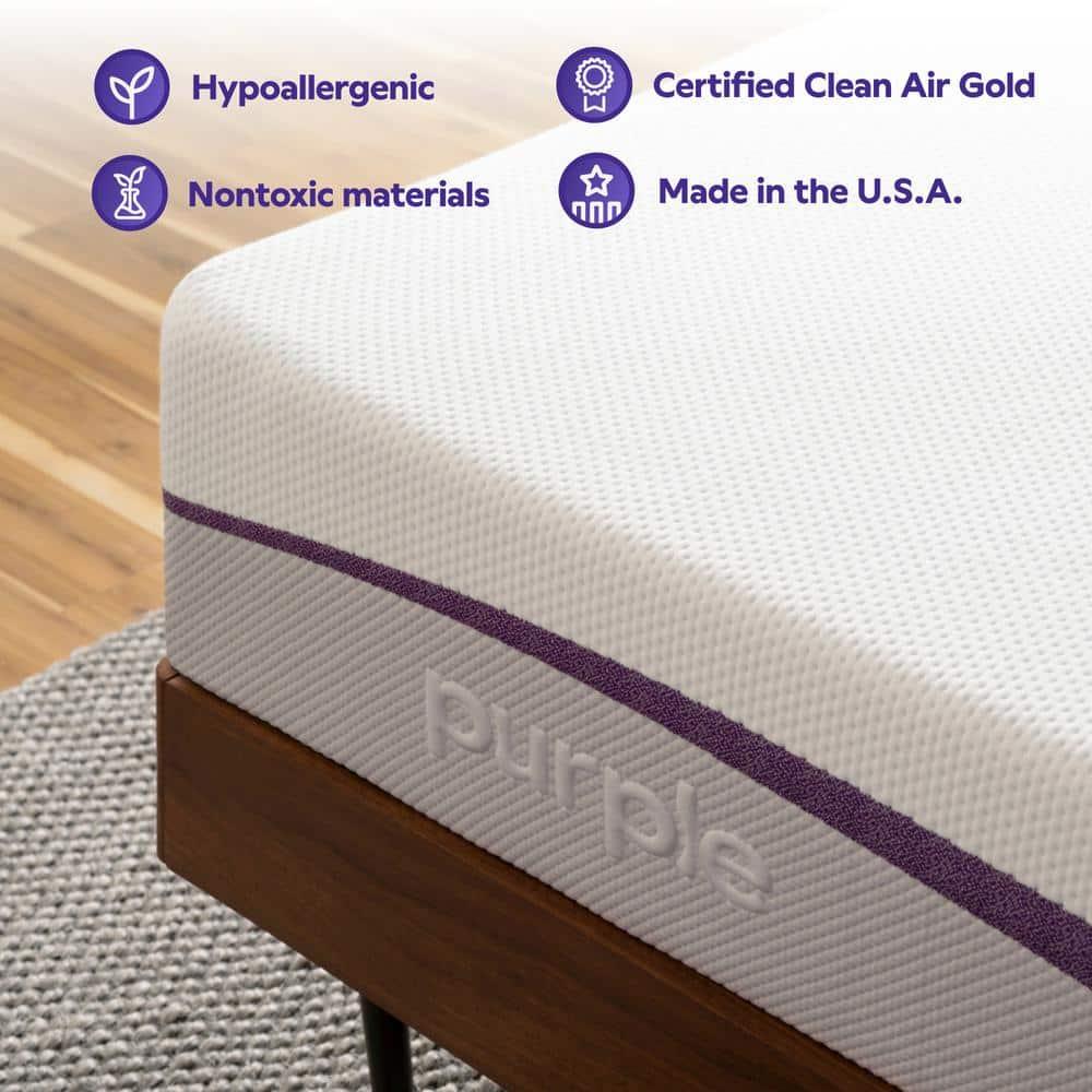 Purple Mattress 9.25'' Medium Gel Memory Foam Mattress