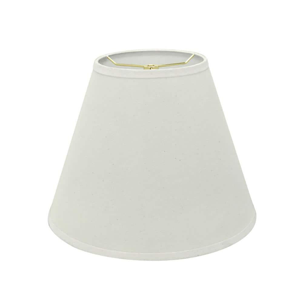 Aspen Creative 32290 Transitional Hardback Empire Shaped Spider Construction Lamp Shade in Off White, 14" wide (7" x 14" x 11")