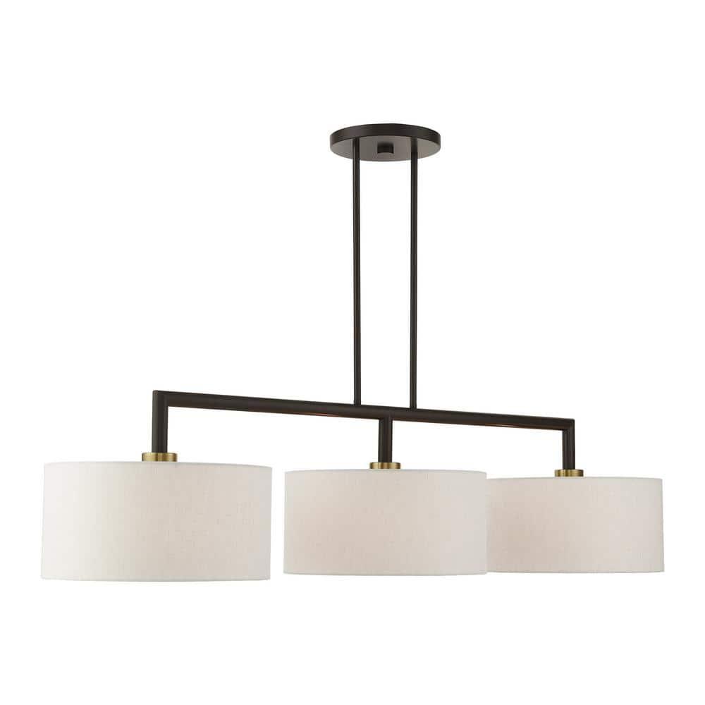 Livex Lighting Meridian 3 - Light Chandelier in  English Bronze