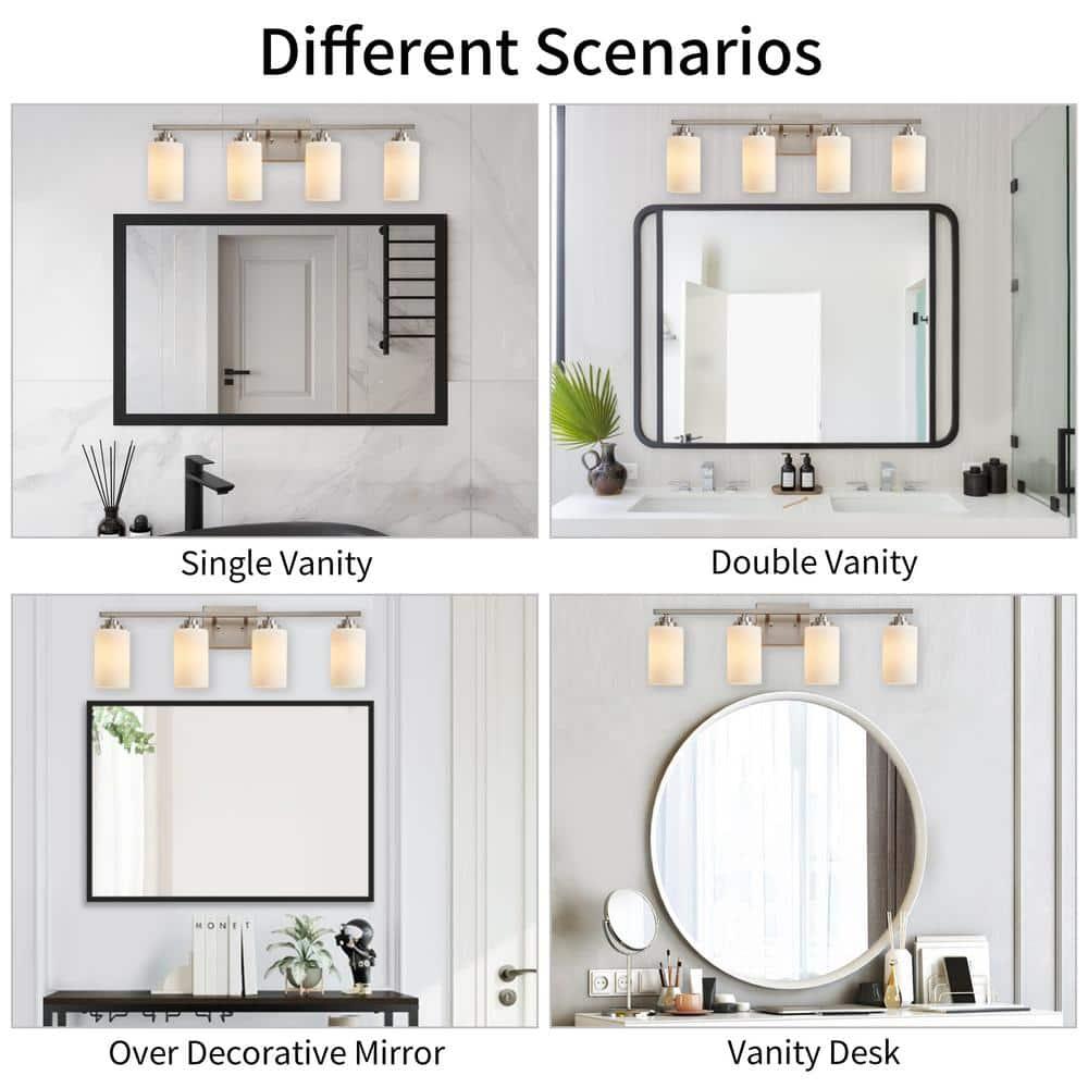 Kawoti Vanity Light With Frosted White Glass