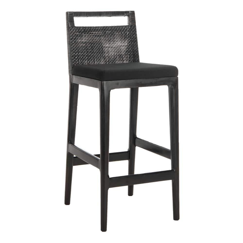 Darin Bar Stool - SEA4015 - Dark Brown/Black - Safavieh