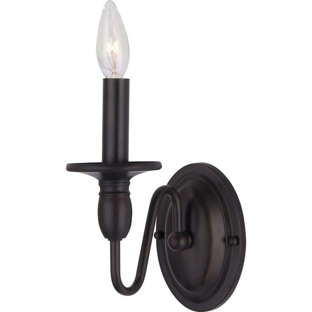 Maxim Lighting Towne 1 - Light Wall Light in  Oil Rubbed Bronze