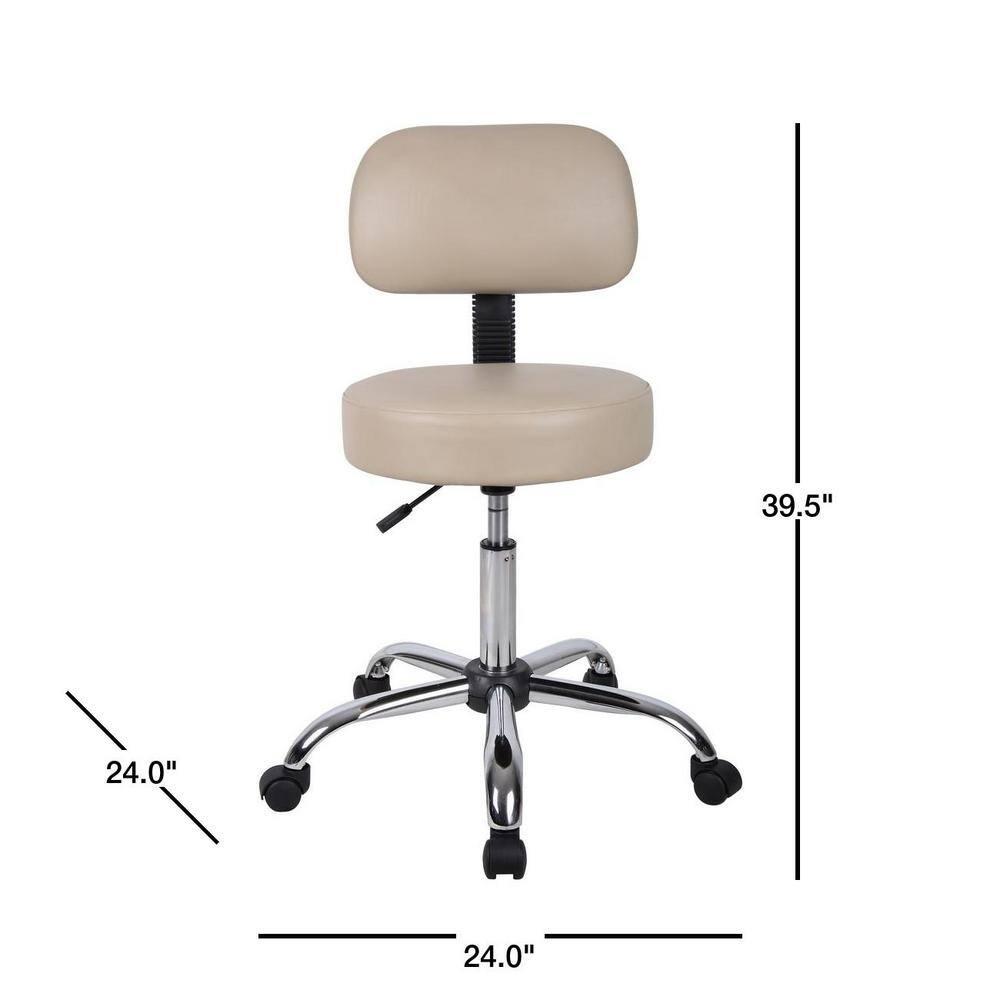 Boss Office Products Vinyl Drafting Chair